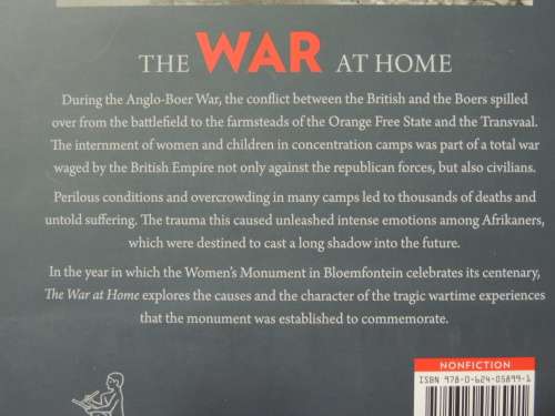 The War At Home - Women And Families In The Anglo-Boer War - ed Bill Nasson & Albert Grundlingh
