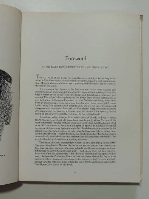 Rhodesian Sport Profiles 1907 - 1979 - Glen Byrom