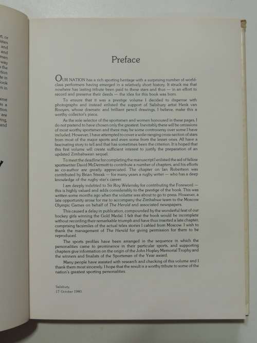 Rhodesian Sport Profiles 1907 - 1979 - Glen Byrom