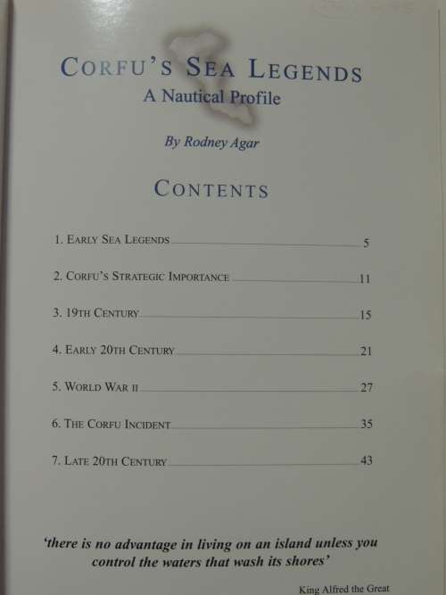 Corfu`s Sea Legends - Rodney Agar