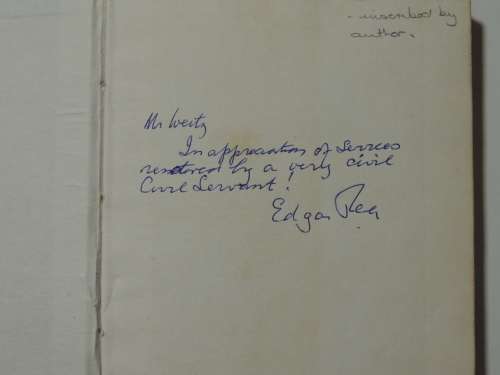 A Curate`s Egg - Inscribed - Edgar Rea (Chaplain, Royal Navy (Rtd.))