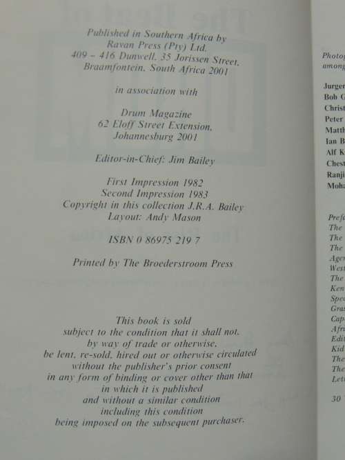 The Beat of DRUM, The Story of a Magazine that Documented the Rise of Africa - Jim Bailey, Inscribed