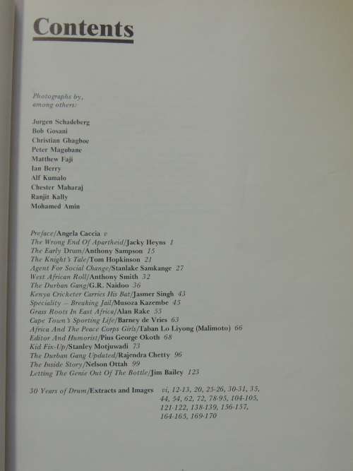The Beat of DRUM, The Story of a Magazine that Documented the Rise of Africa - Jim Bailey, Inscribed