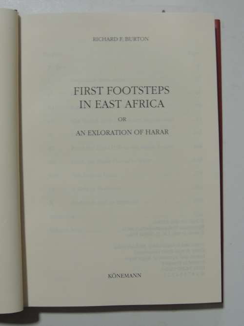 First Footsteps in East Africa - Richard E Burton