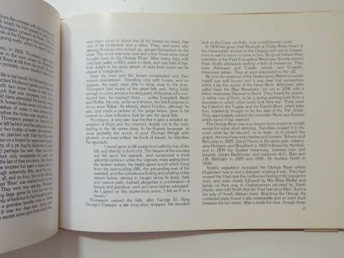 Great River , The Story of the Orange River- AR Willcox   1986