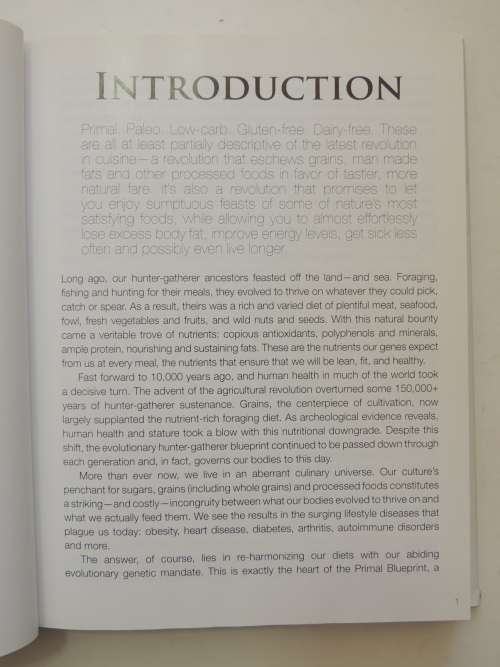 The Primal Blueprint Cookbook, Primal, Paleo, Grain-free,Dairy-free,Gluten-free - Mark Sisson, Jen M