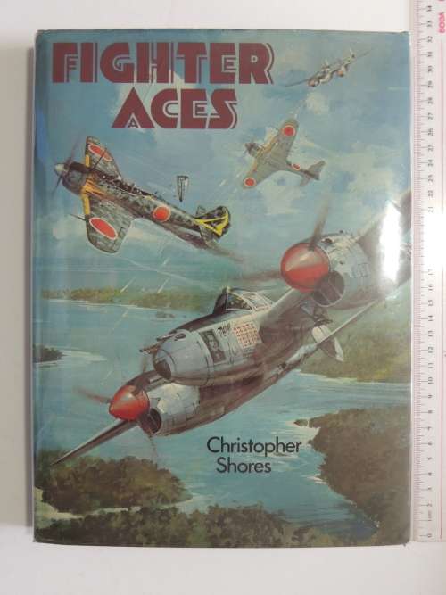 Fighter Aces - Christopher Shores  SIGNED BY JOHN GIBSON p75