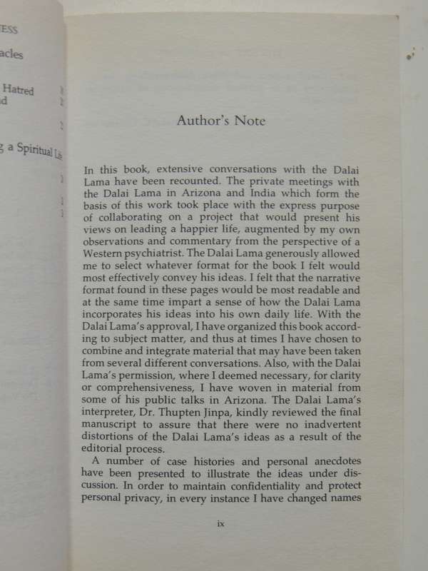 The Art of Happiness, A Handbook for Living - HH Dalai Lama & C Howard Cutler
