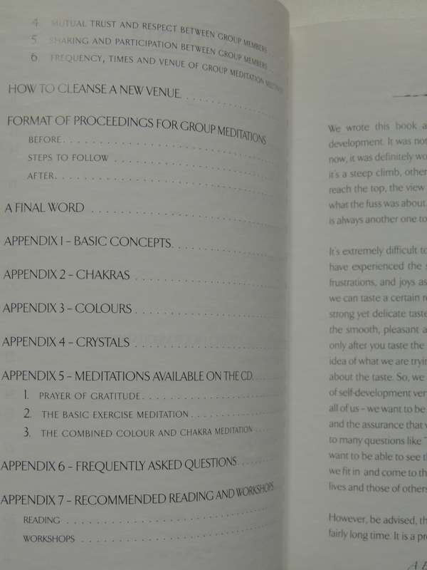 A Beginners Guide to Meditation - Mario & Eliana De Camillis    INSCRIBED   CD Included