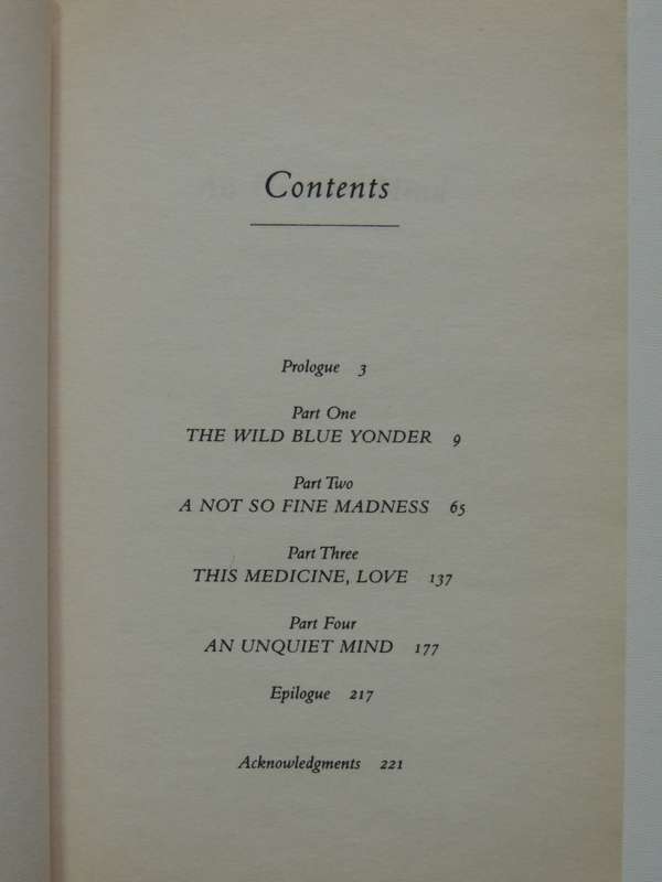 An Unquiet Mind, A Memoir of Moods & Madness - Kay Redfield Jamison