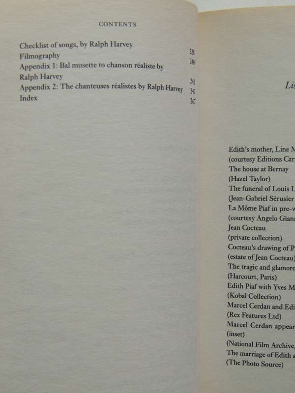 A Cry from the Heart, A Biography of Edith Piaf - Margaret Crosland