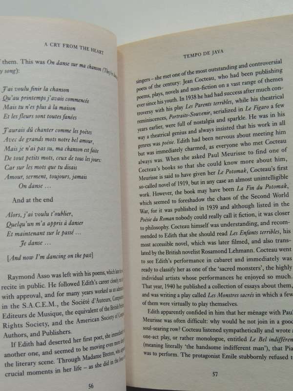 A Cry from the Heart, A Biography of Edith Piaf - Margaret Crosland
