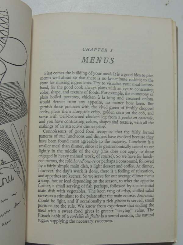 The Cordon Bleu Cookbook- Dione Lucas - Reprint 1952