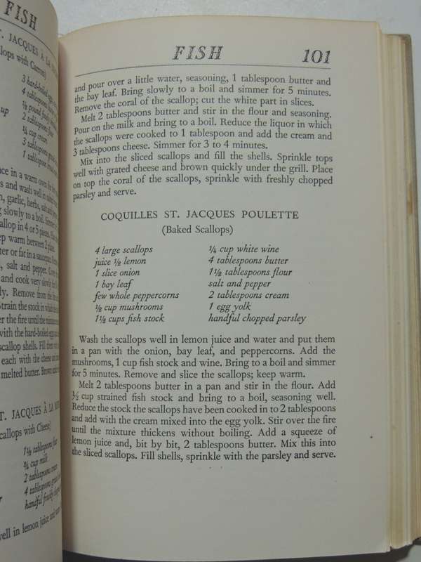 The Cordon Bleu Cookbook- Dione Lucas - Reprint 1952