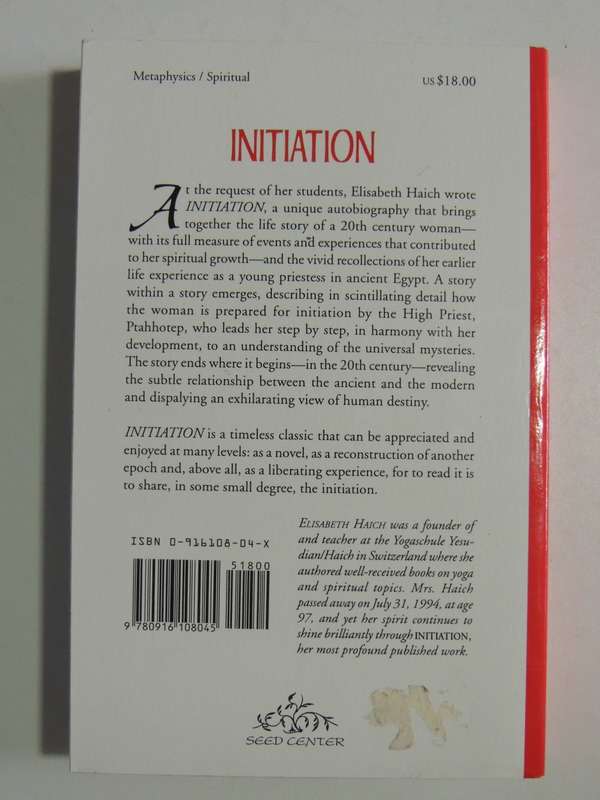 Initiation  - Elizabeth Haich