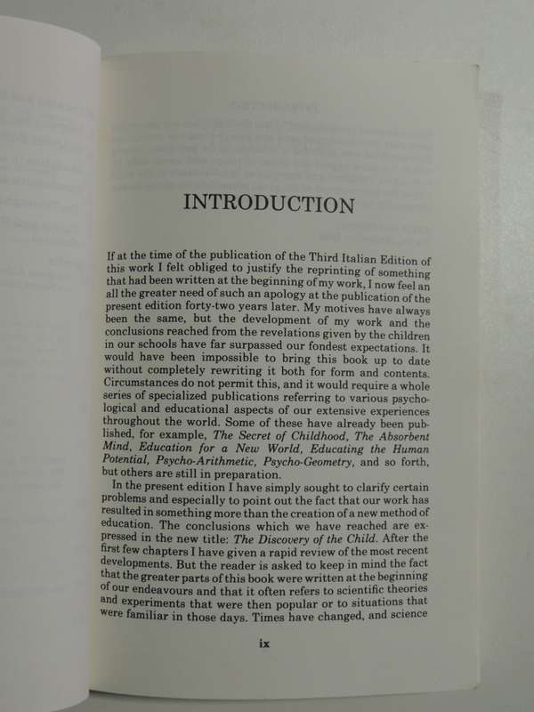 The Discovery of the Child, The Clio Montessori Series - Maria Montessori