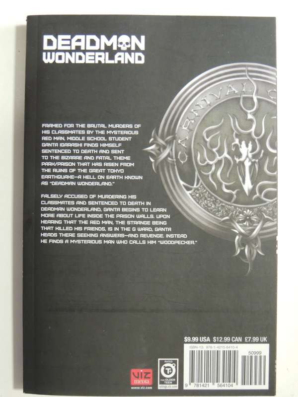 Deadman Wonderland, Vol. 2 - Jinsei Kataoka, Kazuma Kondou