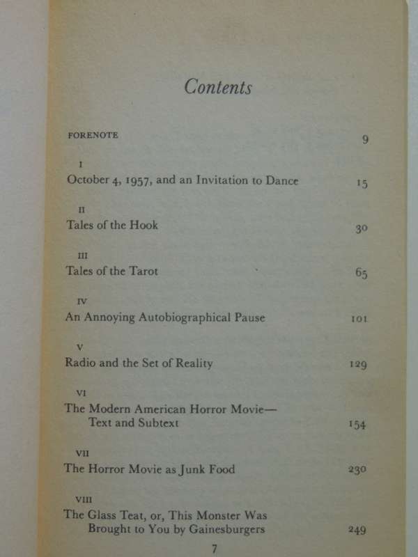 Danse Macabre - Stephen King    1981  An Anatomy of Horror