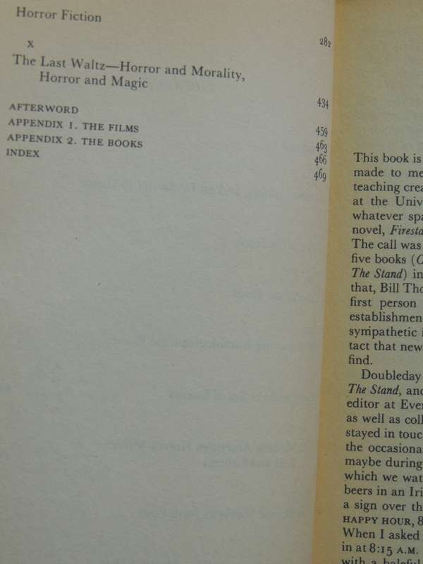 Danse Macabre - Stephen King    1981  An Anatomy of Horror