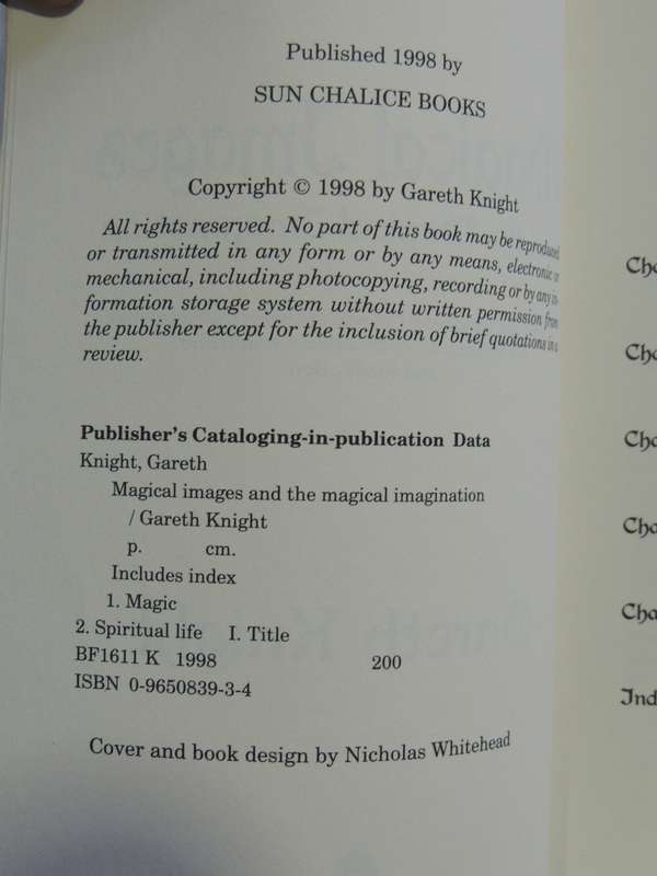 Magical Images and the Magical Imagination - Gareth Knight