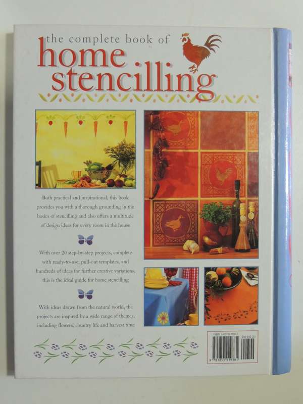 The Complete Book of Home Stencilling: Includes 24 Stencil Crds - Katrina Hall, Denise W. Taylor