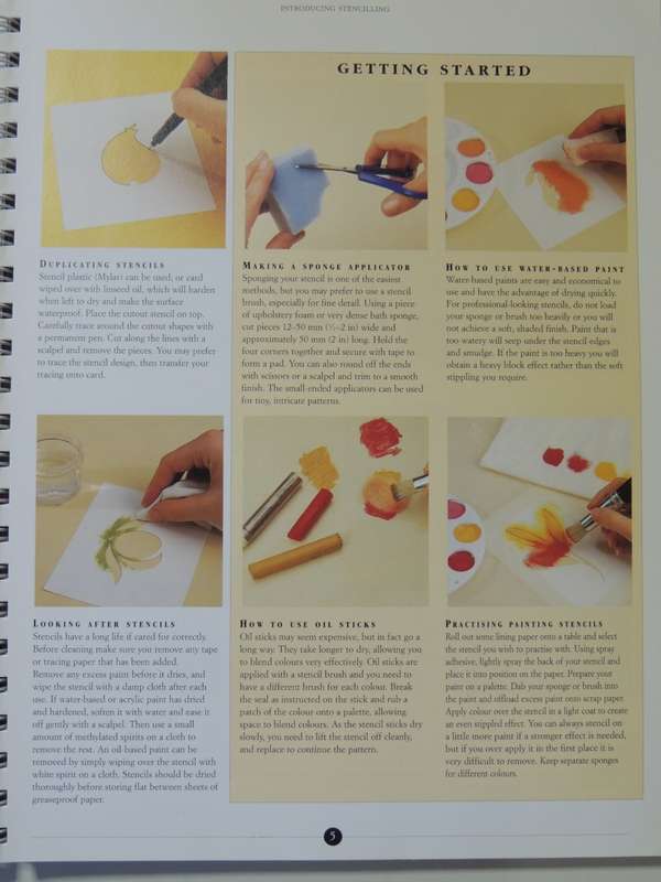 The Complete Book of Home Stencilling: Includes 24 Stencil Crds - Katrina Hall, Denise W. Taylor