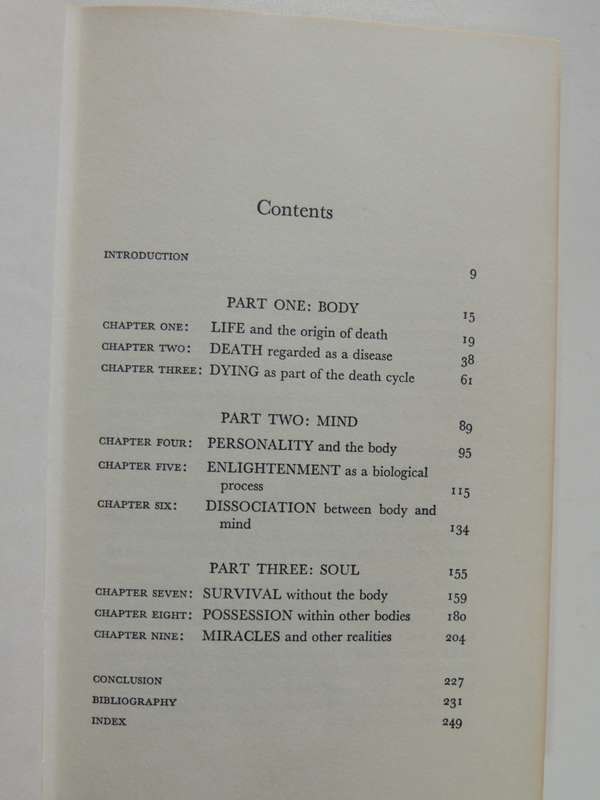 The Romeo Error, A Matter of Life & DeathLyall Watson    FIRST EDITION 1974