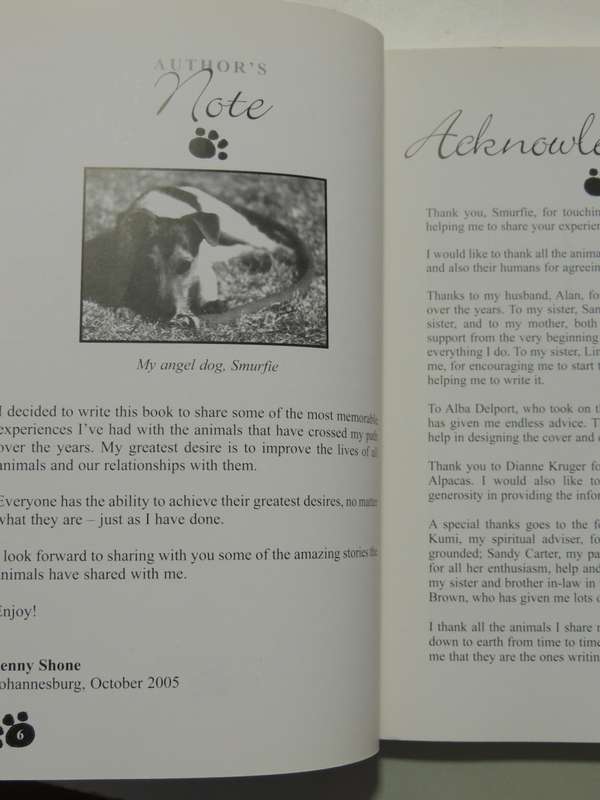 Paws And Listen To The Voices Of The Animals - Jenny Shone     FIRST EDITION