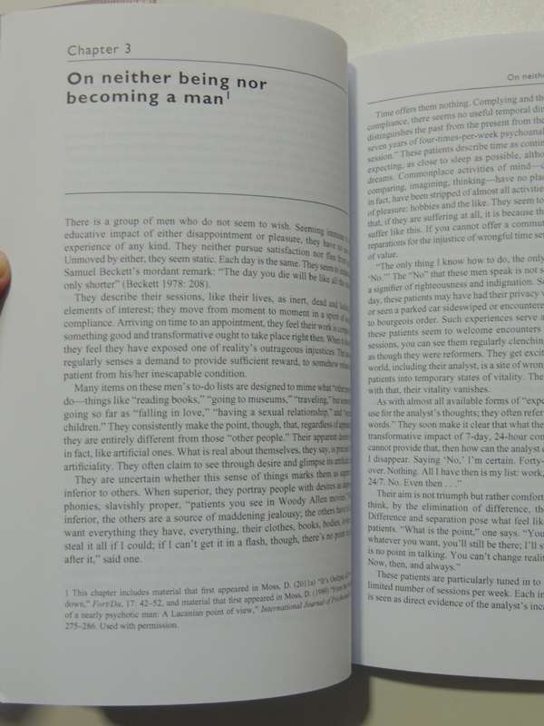 Thirteen Ways of Looking at a Man, Psychoanalysis & MasculinityDonald Moss