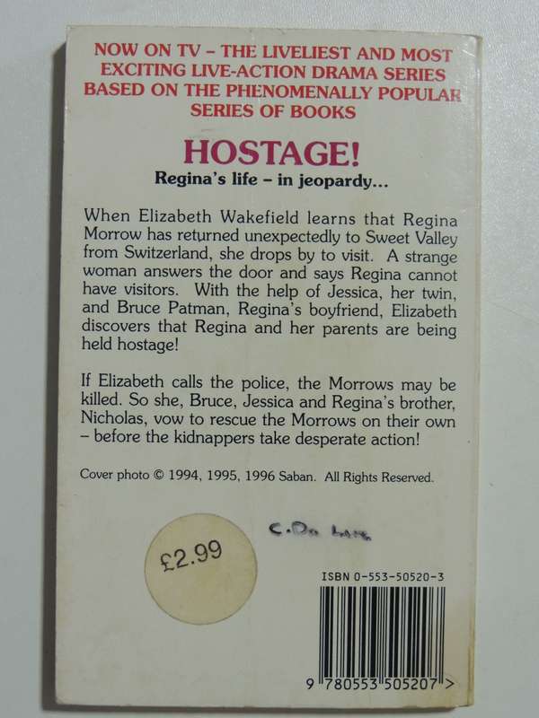 Sweet Valley High - Hostage No. 26 - Francine Pascal