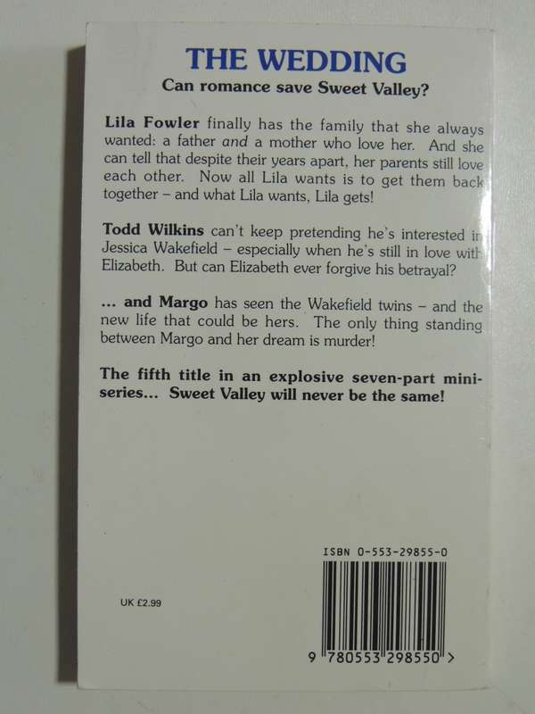 Sweet Valley High - Prom Thriller - The Wedding No.98 - Francine Pascal