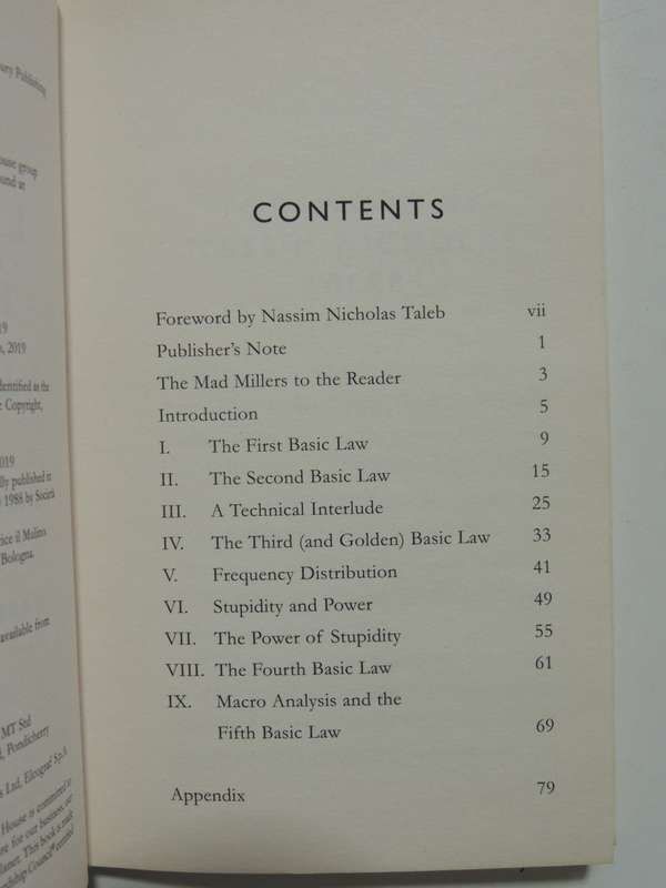 The Basic Laws of Human Stupidity - Carlo M Cipolla