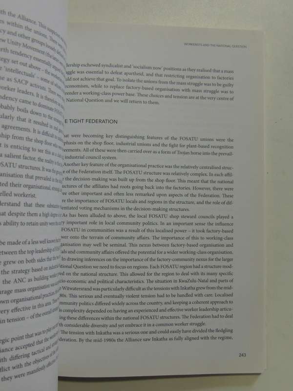 The Unresolved National Question,Left Thought Under Apartheid -eds. Edward Webster & Karin Pampallis