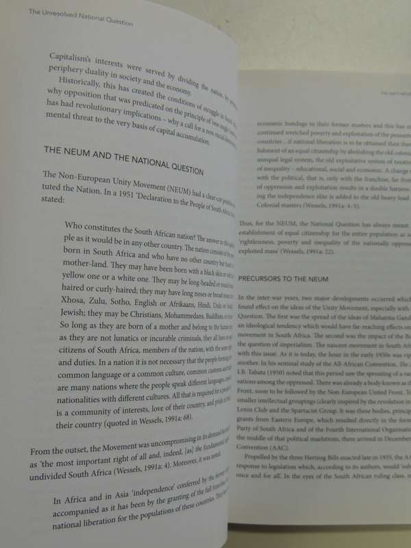 The Unresolved National Question,Left Thought Under Apartheid -eds. Edward Webster & Karin Pampallis