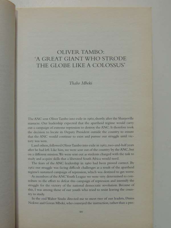 Oliver Tambo Remembered- ed. Z. Pallo Jordan