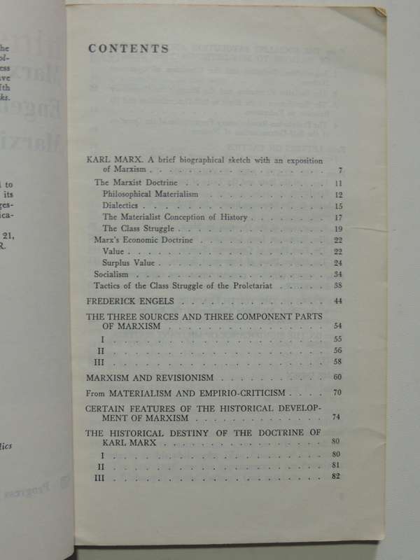 Marx, Engels, Marxism - Lenin