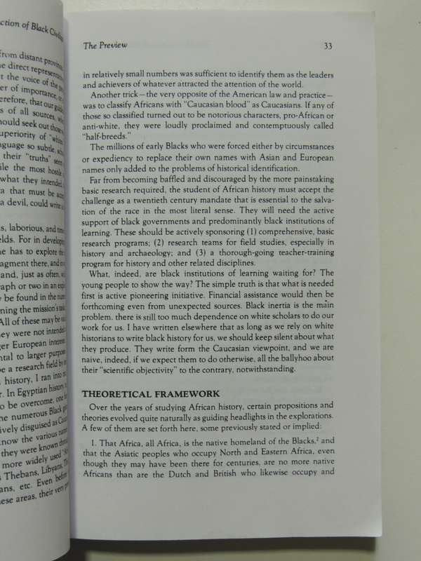 The Destruction of Black Civilization, Great Issues of a Race 4500 BC - 2000AD - Chancellor Willia