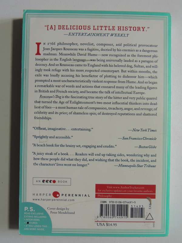 Rousseau`s Dog, Two Great Thinkers at War in the Age of Enlightenment - David Edmonds, John Eidinow