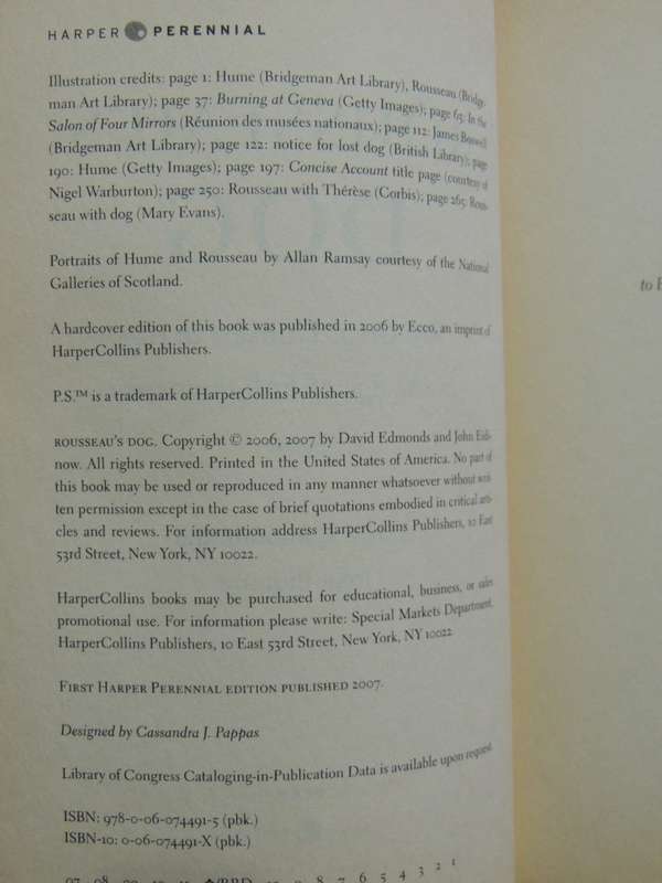 Rousseau`s Dog, Two Great Thinkers at War in the Age of Enlightenment - David Edmonds, John Eidinow