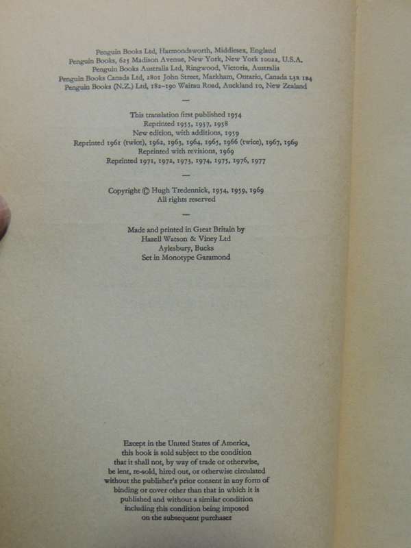 Plato -The Last Days of Socrates, Euthyphro, The Apology, Crito, Phaedo - Hugh Tredennick