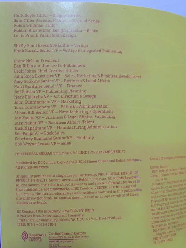 FBP - Federal Bureau Of Physics - Vol 1 - Simon Oliver, Robbi Rodriguez & Rico Renzi