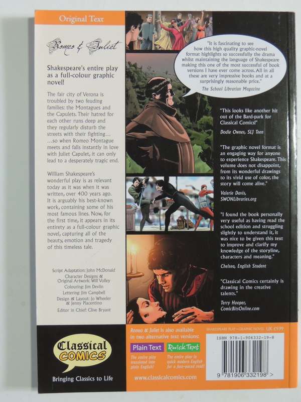 Romeo & Juliet - The Graphic Novel - William Shakespeare