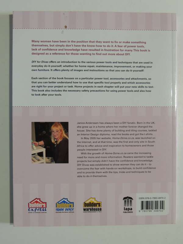 DIY For Diva`s - An Introduction To Power Tools - Janice Anderssen