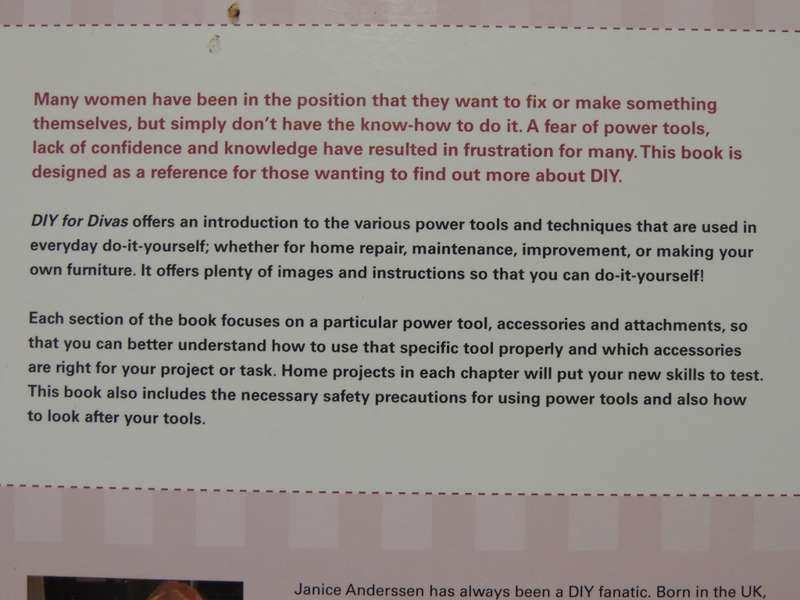 DIY For Diva`s - An Introduction To Power Tools - Janice Anderssen