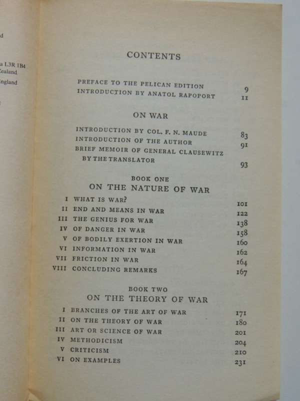 On War - Carl Von Clausewitz