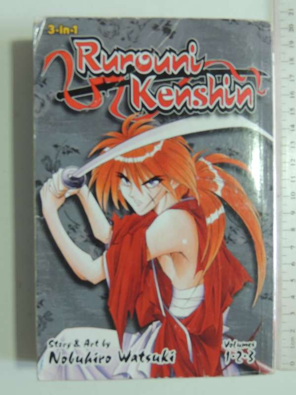 Ruronni Kenshin - Books 1 - 5 (3 volumes) - Nobuhiro Watsuki