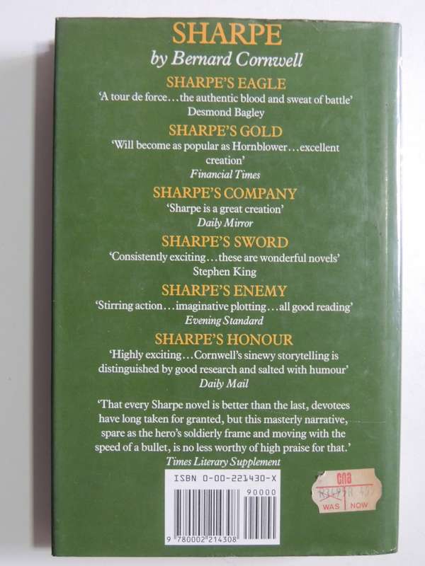 Sharpe`s Regiment - 1st Edition - Bernard Cornwell   FIRST EDITION