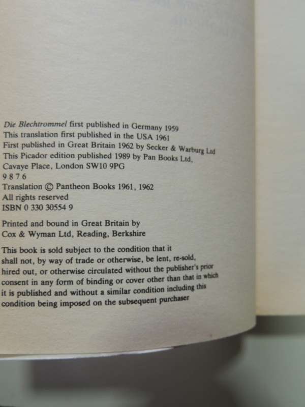 The Tin Drum - Gunter Grass, Translated from German by Krishna Winston