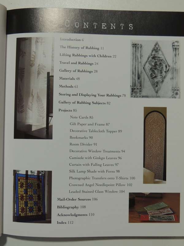 Making Paper &Fabric Rubbings,Capturing Designs From Brasses, Carved Doors,Coins etc -Cecily Barth F