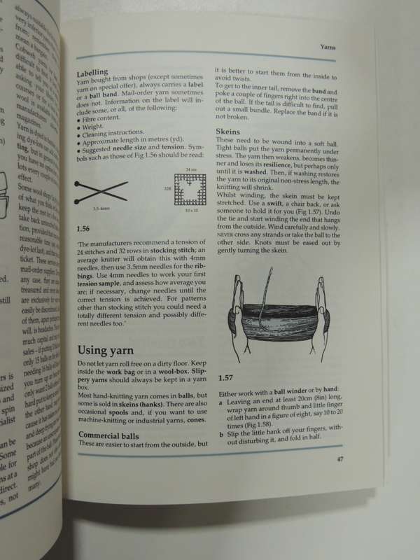 Handknitter`s Handbook,Comprehensive Guide To Principles &Techniques Of Handknitting- Montse Stanley